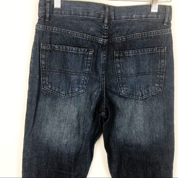 Children's Place Straight Denim Jean | Dark Wash | Size 12 - Picture 7 of 7